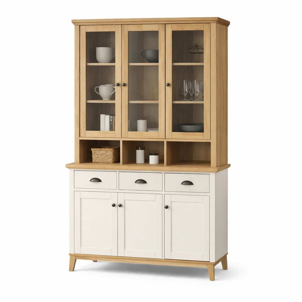 Vitrinenschrank Braun gross-danorae